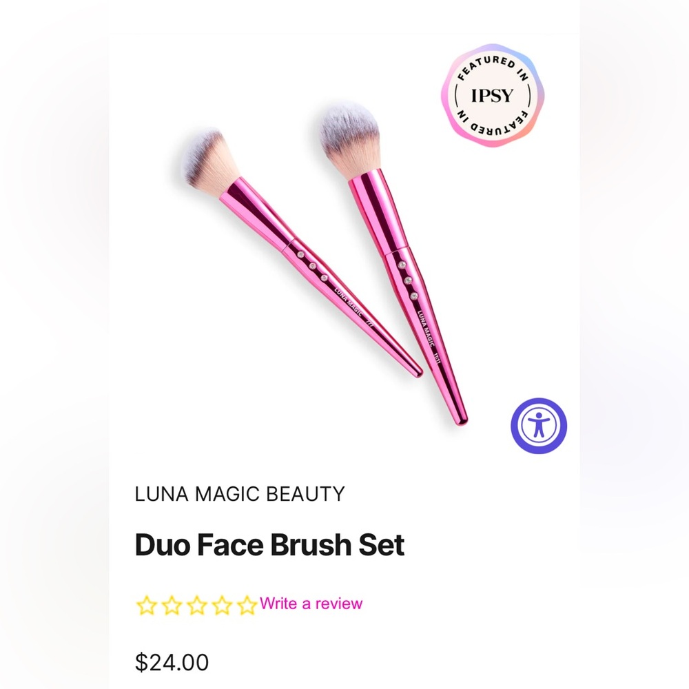💜💜 NWT Luna Magic Luxury Brushes